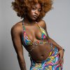 Turquoise Multicolored Bikini